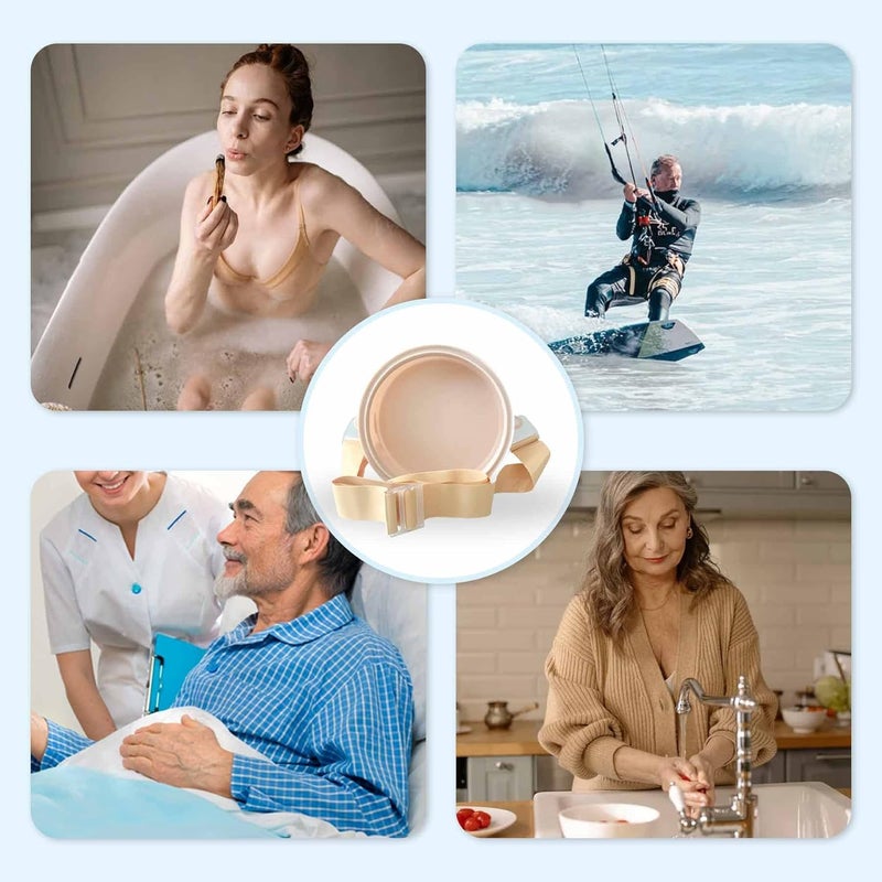 ovand Ostomy Shower Cover,Ostomy Supplies,Stoma Waterproof Bath Cover for Ostomy, Colostomy, Ileostomy Shower Wound Protector - Image 4